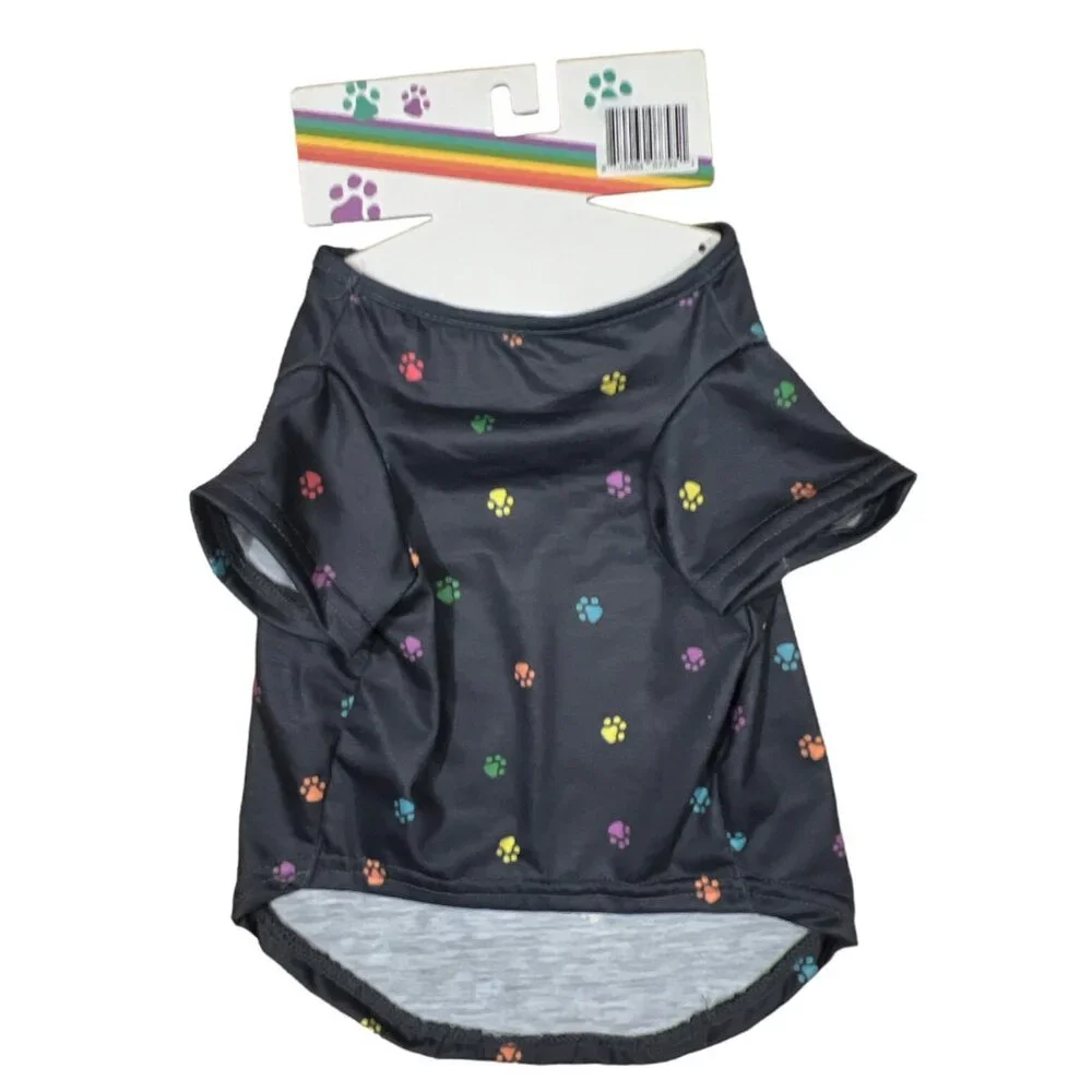 Celebrate Pride Dog Puppy T Shirt M Love Wins Gray w/ Rainbow Colors